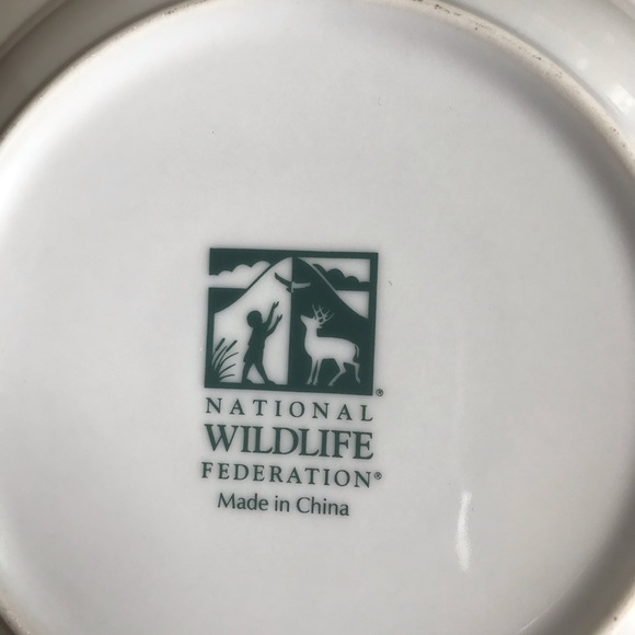National Wild life Federation 4 piece porcelain butterfly bowl set - Picture 6 of 6